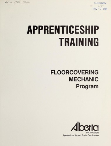 Floorcovering mechanic program