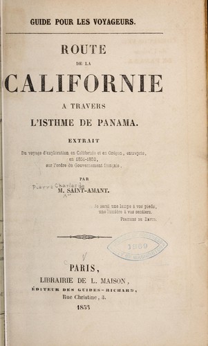 Guide pour les voyageurs