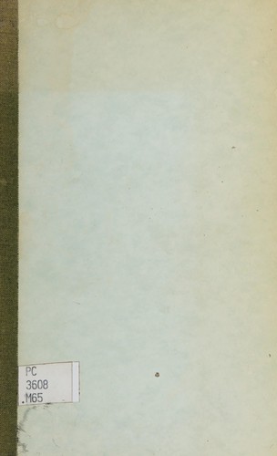 Le parler français au Canada by Édouard Montpetit cover