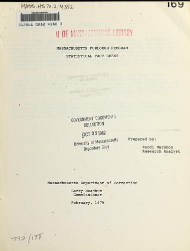 Massachusetts furlough program