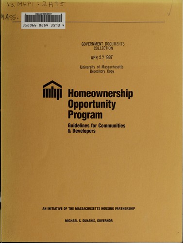 MHP homeownership opportunity program
