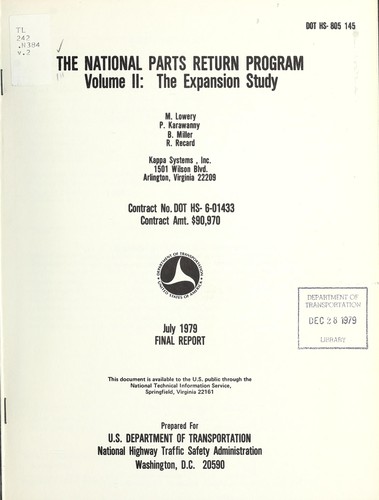 The national parts return program
