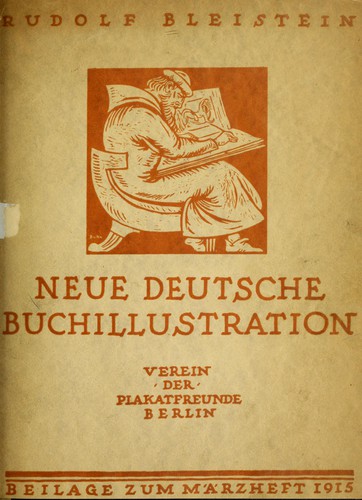 Neue deutsche Buchillustration by Rudolf Bleistein cover