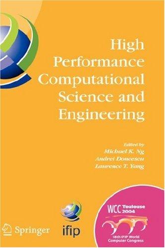 High performance computational science and engineering
