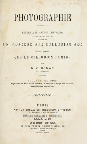 Photographie by G. Roman cover