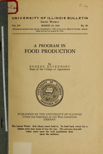 A program in food production