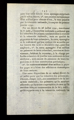 Rapport sur la suspension du traitement des deux princes français, frères du Roi by Pierre-Philippe Baignoux cover