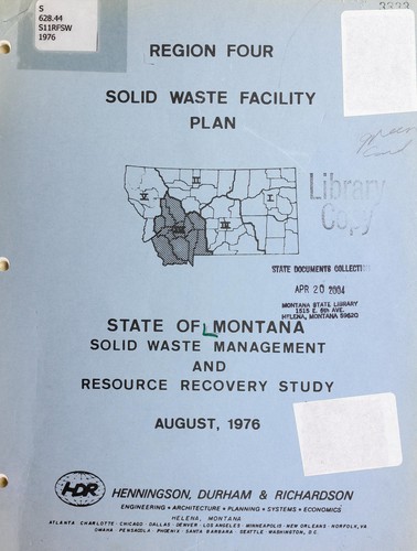 Region four solid waste facility plan