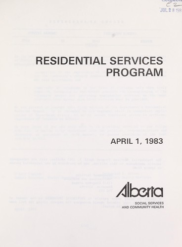 Residential Services Program