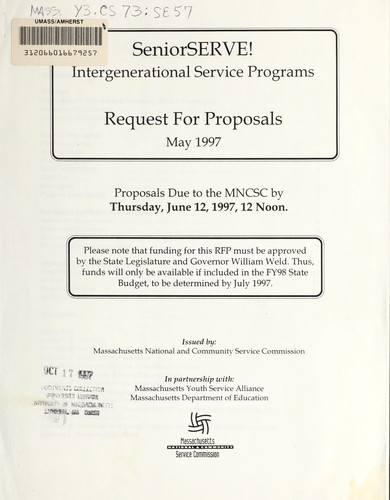 SeniorSERVE! intergenerational service programs