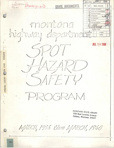 Spot hazard safety program