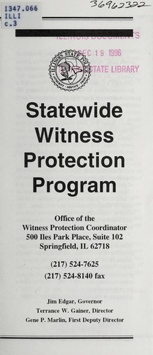 Statewide witness protection program