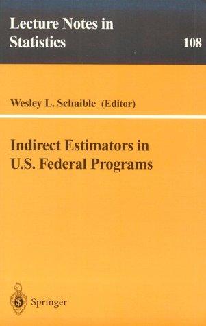 Indirect estimators in U.S. Federal programs