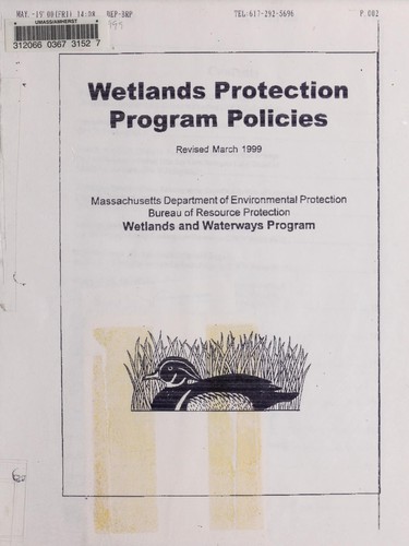 Wetlands protection program policies