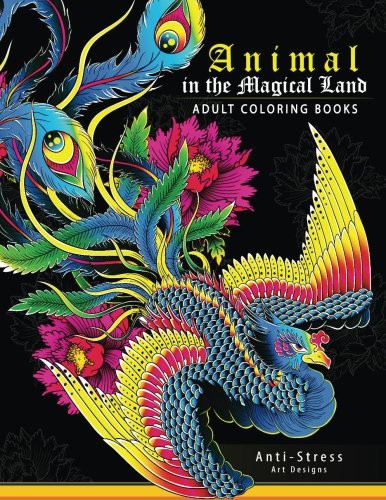 Animal in The magical Land by Jupiter Coloring, Adult Coloring Books cover