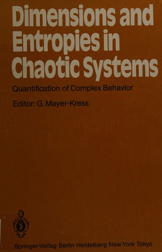 Dimensions and Entropies in Chaotic Systems