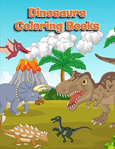 Dinosaurs Coloring Books by Coloring Book Publishing cover