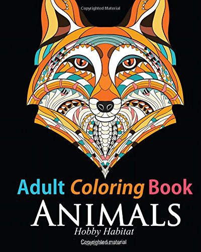 Adult Coloring Book : Animals by Hobby Habitat Coloring Books cover