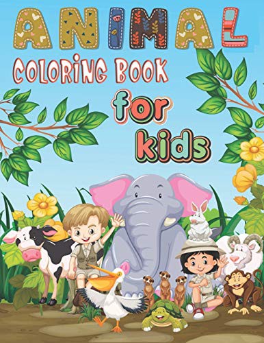 Animal coloring book For Kids