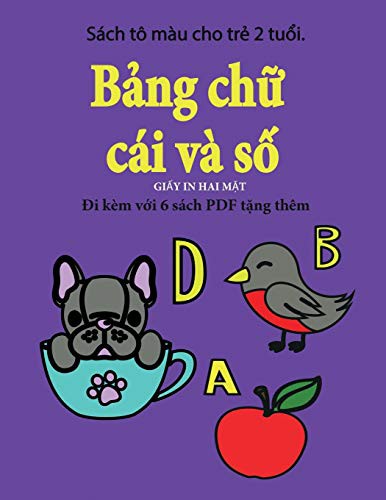Sách tô màu cho trẻ 2 tuổi.