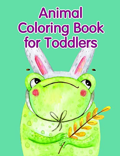 Animal Coloring Book for Toddlers by Lucky Me Press cover