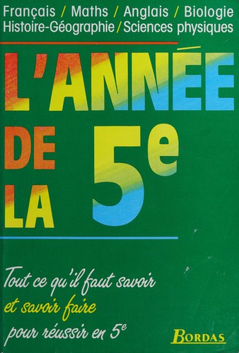 L'année de la 5e by  cover