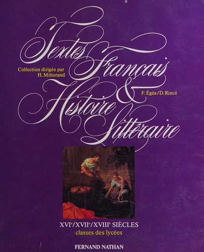 Textes français et histoire littéraire by Fernand Égéa cover