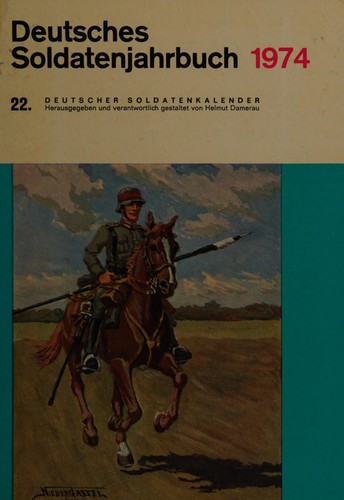 Deutsches Soldatenjahrbuch 1974 by  cover