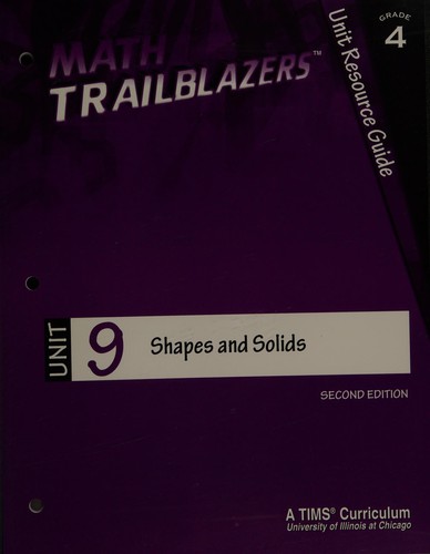 Math trailblazers - grade 4, unit 9 resource guide by TIMS PROJECT INC cover
