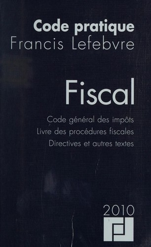 Code pratique Francis Lefebvre, fiscal by France cover