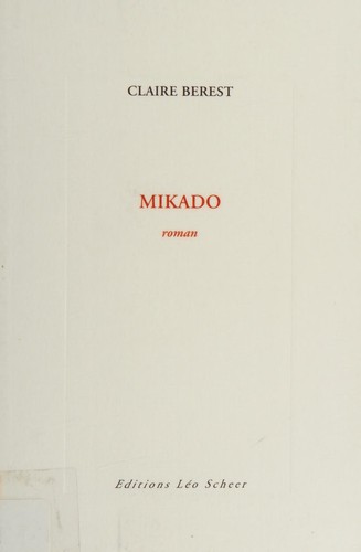Mikado by Claire Berest cover