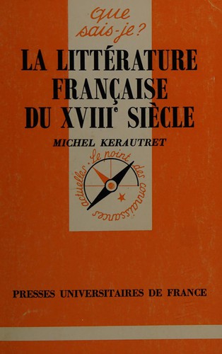 La littérature française du XVIIIe siècle