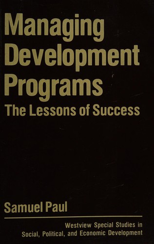 Managing development programs