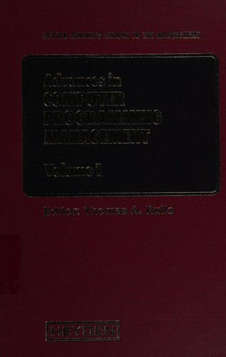 Advances in computer programming management