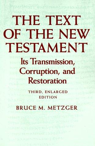 The text of the New Testament