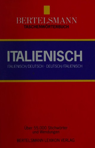 Bertelsmann-Taschenwörterbuch Italienisch by Britta Baumann cover