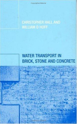 Water transport in brick, stone, and concrete