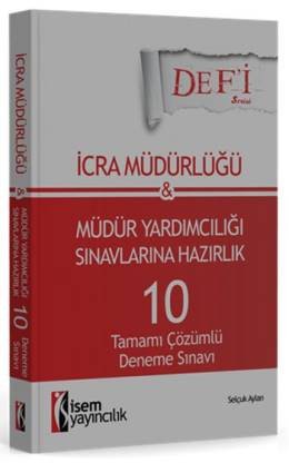 Isem Defi 2015 Icra Mudurlugu ve Mudur Yardimciligi Sinavlarina Hazirlik 10