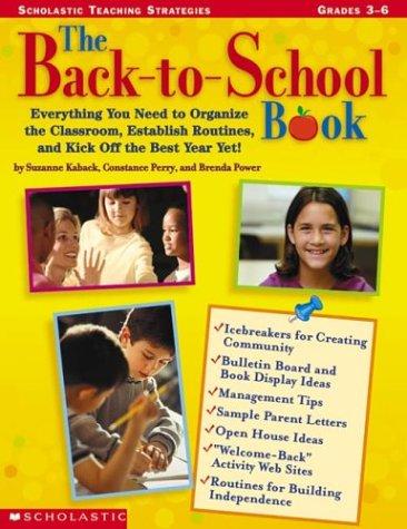 Back-to-school book by Suzanne Kaback, Constance Perry, Brenda Power cover