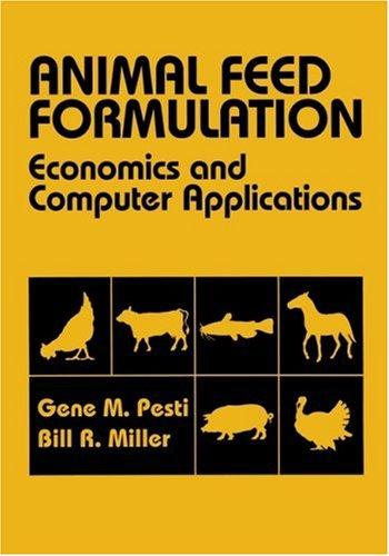 Animal feed formulation by Gene M. Pesti cover