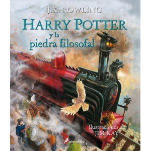 Harry Potter 01 La Piedra Ilustrado by J. K. Rowling cover