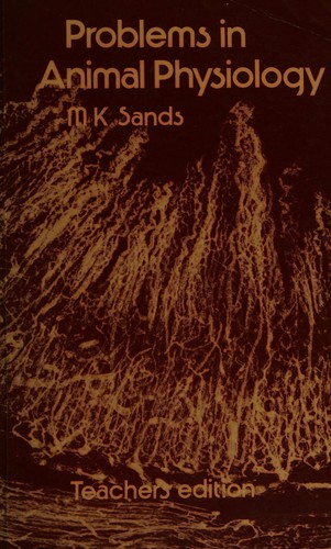 Problems in Animal Physiology by Margaret K. Sands cover