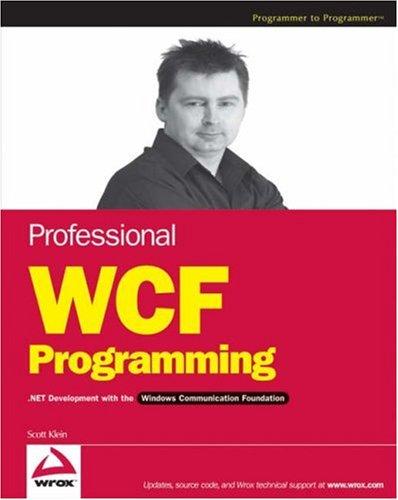 Professional WCF programming