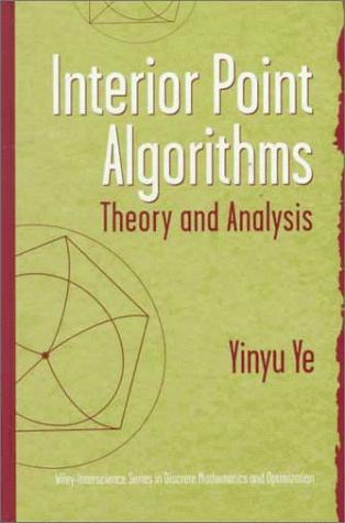 Interior point algorithms