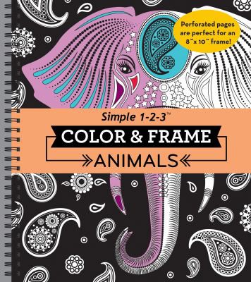 Color & Frame Animals by Publications International Ltd. Staff cover