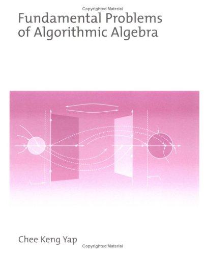 Fundamental problems of algorithmic algebra