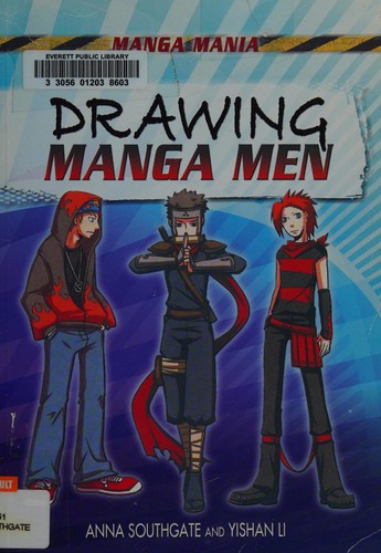 Drawing manga men by Anna Southgate cover