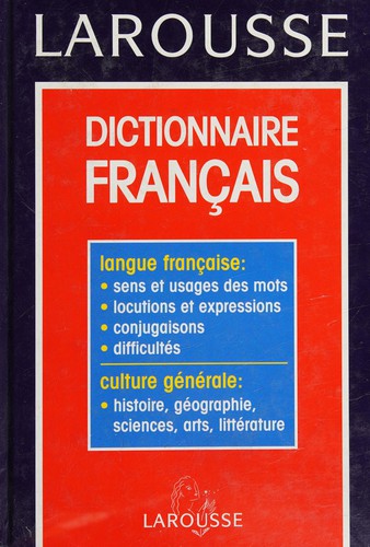 Dictionnaire Français by  cover