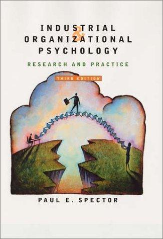 Industrial and Organizational Psychology