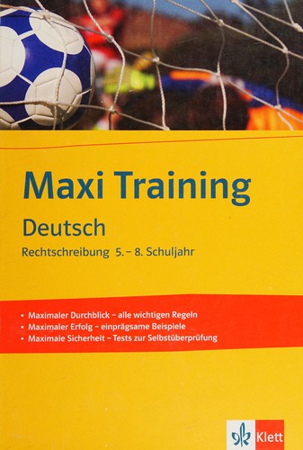 Maxi-Training Deutsch by  cover